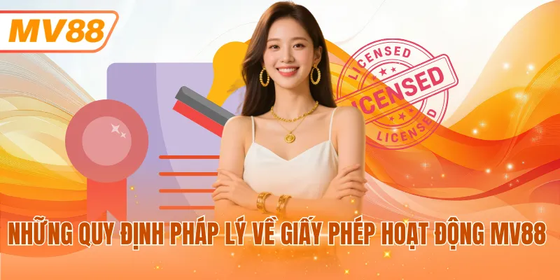 Những quy định pháp lý về giấy phép hoạt động MV88